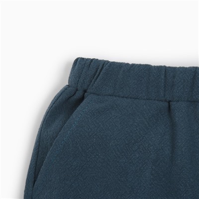 Комплект для мальчика: рубашка, шорты MINAKU, рост 86-92, тёмно-синий