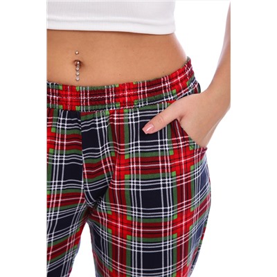 Брюки пижамные женские в клетку