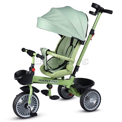 Велосипед 3-х колесный, зеленый