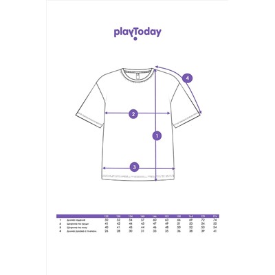 Футболка PLAYTODAY, 1127203