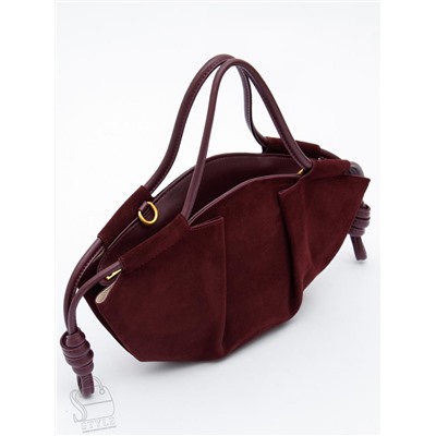 Сумка женская кожаная 99071-1NN wine red  Natale Navetta