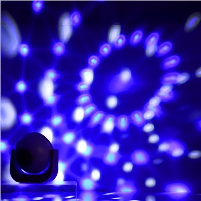 Световой прибор «Караоке» 20 см, динамик, микрофон, 5 В, свечение RGB