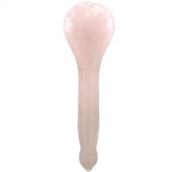 Mount Lai, The Rose Quartz Acupressure Gua Sha Spoon, 1 Tool