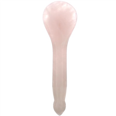 Mount Lai, The Rose Quartz Acupressure Gua Sha Spoon, 1 Tool