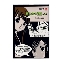 Блокнот А6 40 л. "Manga Anime" 4 вида