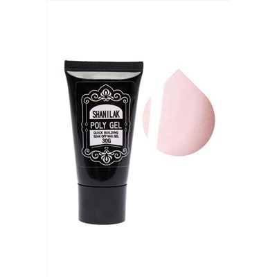 SHANILAK Полигель для наращивания ногтей 008, нежный розовый KRISTALLER, 1109152