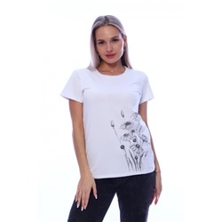 Футболка женская ФЖ056 (Белый)