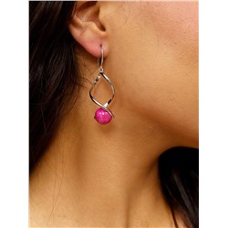 Серьги длинные с натуральным камнем, 035,арт. 218.002