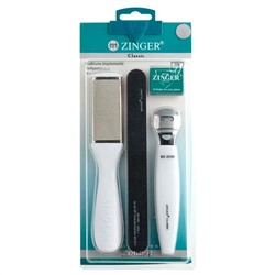 Zinger Набор педикюрных инструментов 4 предмета / Classic SIS 66 3207