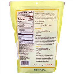 Bob's Red Mill, органическая цельнозерновая смесь для блинчиков и вафель, 7 злаков, 680 г (24 унции)