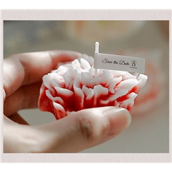 Свеча-мини ароматическая фигурная "ЦВЕТОК" в коробке, 5,7 см. 30 гр.