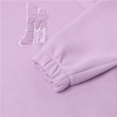 Толстовка (худи) детская MINAKU: Exclusive print, фиолетовая, рост 140 см