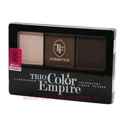 Triumph Тени для век трехцветные тон 304 шоколад CTE22 35 гр