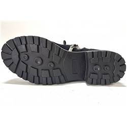 8-620НВ черн Ботинки зима женские (36-41)/9