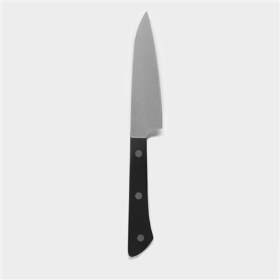 Нож кухонный овощной Magistro Hinshitsu, нержавеющая сталь, 10.6 см, чёрный