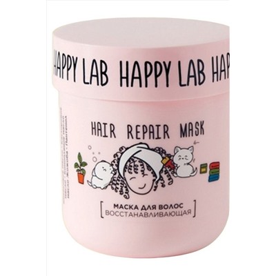 Happy Lab Happy Lab Маска для волос восстанавливающая, 180 г KRISTALLER, 1109299