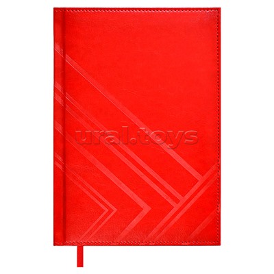 Ежедневник недатированный Escalada, #Илон Маск, А5, 160 л., Сариф эконом красный
