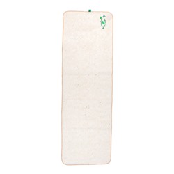 Коврик - лежак для бани и сауны «С лёгким паром», шерсть, полиэстер, белый, «Добропаровъ»