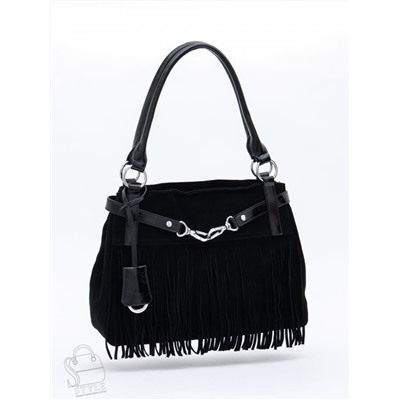 Сумка женская кожаная 98400MSS black Velina Fabbiano-Safenta