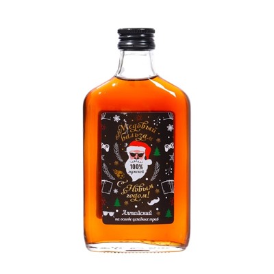 Новогодний безалкогольный алтайский медовый бальзам на травах Vitamuno «Мужской», 250 мл