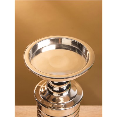 Подсвечник «Виктори», 13×13×29 см, алюминий