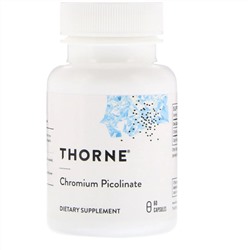 Thorne Research, Пиколинат хрома, 60 капсул
