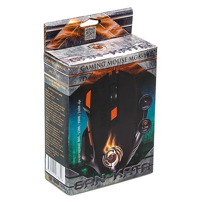 Мышь оптическая Dialog Gan-Kata MGK-14U игровая (black)