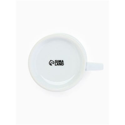 Кружки керамические парные «Мистер и Миссис», 2 шт. по 180 мл., ложка 2 шт.