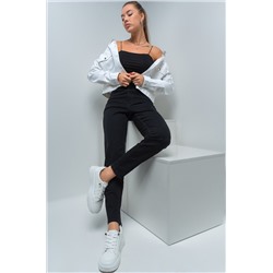 Женские джинсы мом с высокой посадкой Happyfox