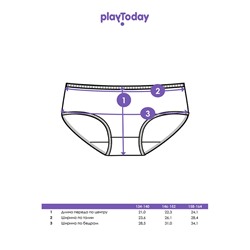 Трусы трикотажные для девочек, 2 шт в комплекте