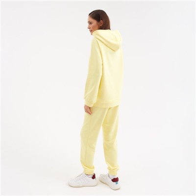 Костюм женский (толстовка, брюки) MIST Create, размер 40-42, жёлтый