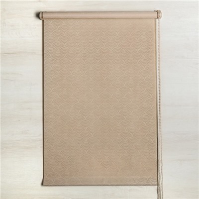 Штора рулонная «Дольче вита», 45×160 см, цвет бежевый