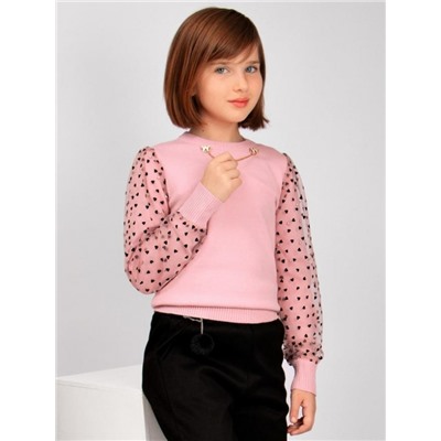 Джемпер для девочки SP80406 (Розовый)