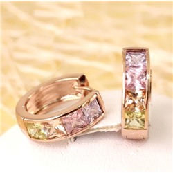 Серьги позолота  H01-6509