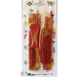 Набор расчесок коричневые 6шт