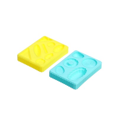 Набор для игры с мягким пластилином «Милая Лама», 6 баночек с массой для лепки, 2 формы