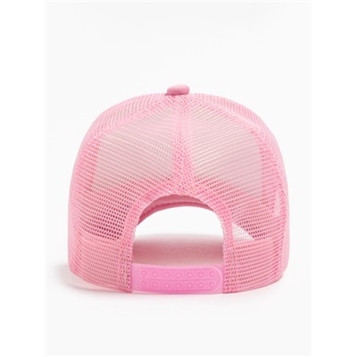 Бейсболка с сеткой MINAKU, светло-розовая, размер 56-58