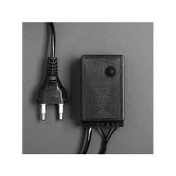 Гирлянда «Нить» 20 м с насадками «Шарики 1.5 см», IP44, тёмная нить, 200 LED, свечение красное, 8 режимов, 220 В