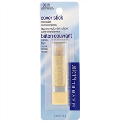 Maybelline, Корректор-стик, желтый 190, 4,5 г