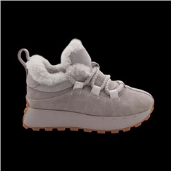 Ботинки на меху ZP-54 серые п/п