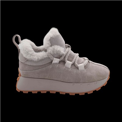 Ботинки на меху ZP-54 серые п/п
