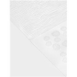 Текстурные маты кондитерские Доляна «Кирпичи», 4 шт., 30.5×15.5×0.1 см, пластик, прозрачные