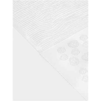 Текстурные маты кондитерские Доляна «Кирпичи», 4 шт., 30.5×15.5×0.1 см, пластик, прозрачные