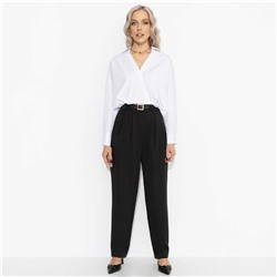 Рубашка хлопковая, На моих условиях (белая)