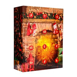 Чай подарочный адвент-календарь «Новогодний очаг», 215 г