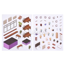 Набор наклеек "Школа капибар"