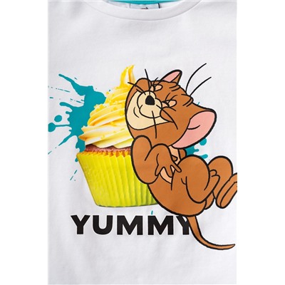 Фуфайка трикотажная для девочек (футболка) PLAYTODAY, 1240320