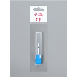 Фреза керамическая для маникюра «Тонкая», средняя нарезка, d=2×8×2.35 мм, в пластиковом футляре, белая