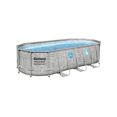 Бассейн каркасный Bestway Power Steel Swim Vista 56716, 549×274×122, фильтр-насос, лестница, тент