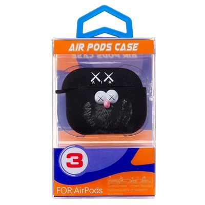 Чехол Luxo Creative для "Apple AirPods (3-го поколения)" (88) (black) (231007)